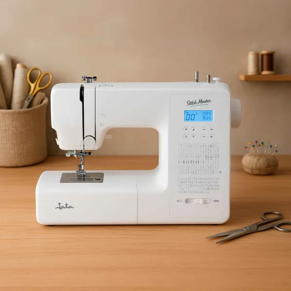 Máquina de coser electrónica LCD JSMC1120