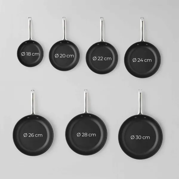 Sartén acero inox La Garrotxa HSAR2118 / HSAR2120 / HSAR2122 / HSAR2124 / HSAR2126 / HSAR2128 / HSAR2130