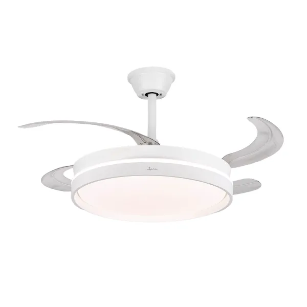 Ventilador de Techo con Aspas Retráctiles y Lámpara JVTE4242