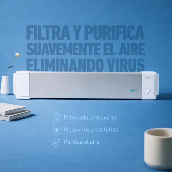 Purificador de aire con lámparas germicidas UVC JEGA1001