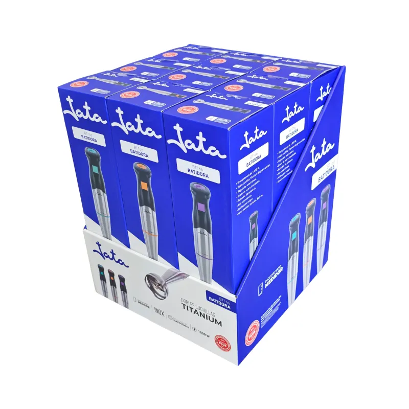 Batidora mano inox electrónica de colores BT166