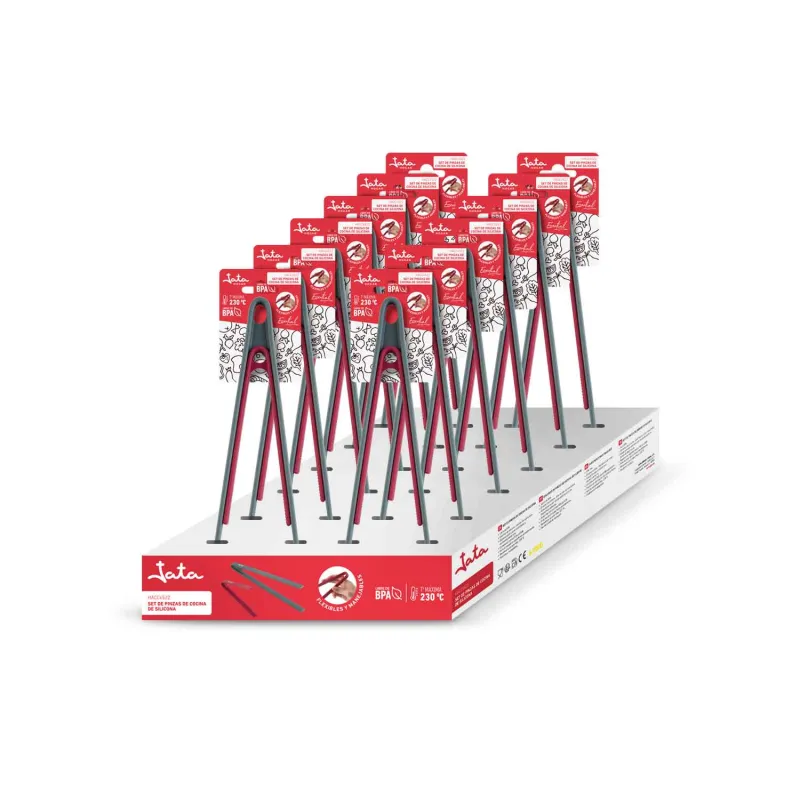 Set de pinzas de cocina de silicona HACC4522