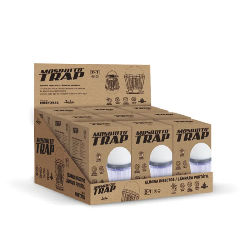 Elimina insectos y lámpara portátil 2 en 1...