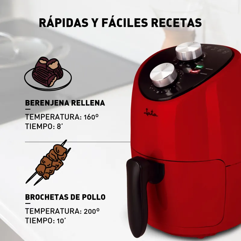 Gama roja de Jata Freidora sin aceite JEFR1222...