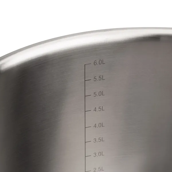 Batería de Cocina de Acero Inoxidable - 3 Piezas con Tapas de Cristal HBAT2552