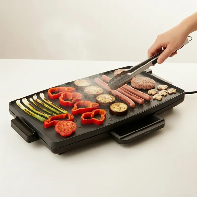 Plancha de asar eléctrica XXL JEGR1603