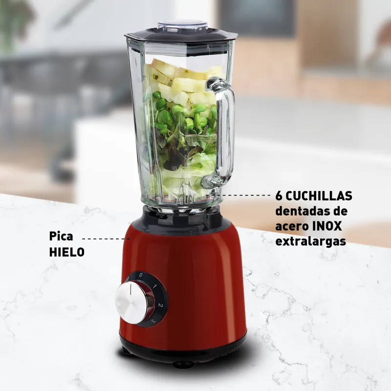 Batidora de Vaso Gama Roja BT795