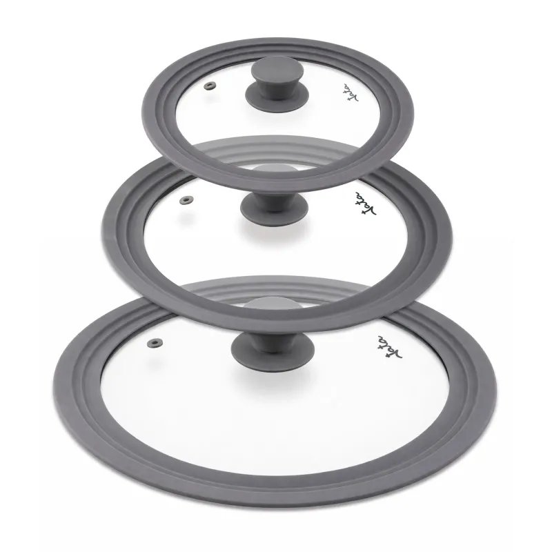 Tapa de cristal y silicona T26