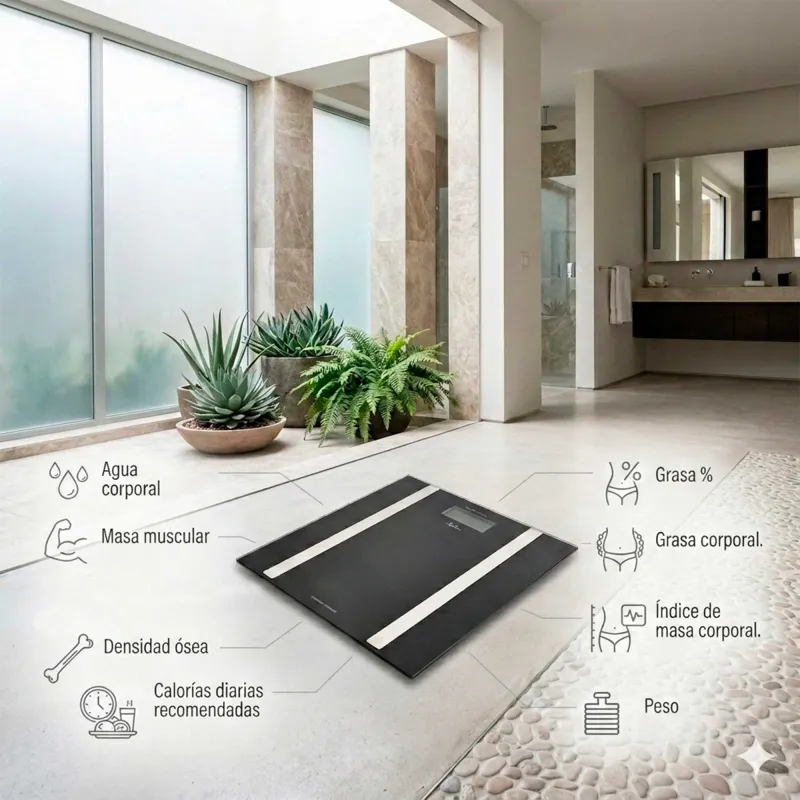 Báscula de Baño Analizadora Corporal HBAS2531