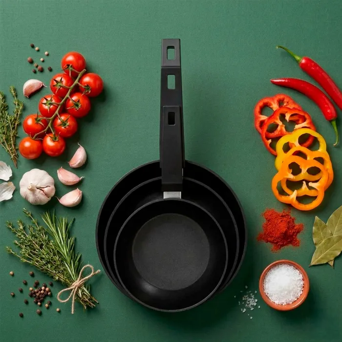 Set 3 Sartenes Aluminio Forjado HSAR2403