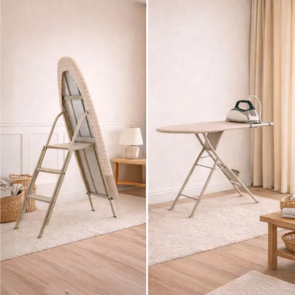 Escalera Multifunción 2 en 1 · Escalera + Tabla de Planchar HPLA8482