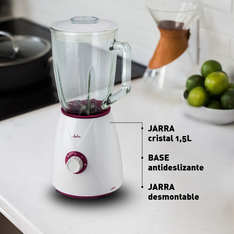 Batidora vaso de cristal BT265