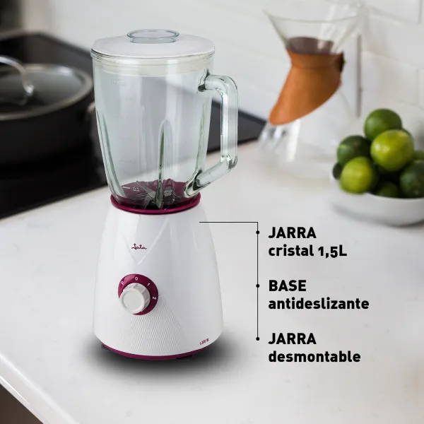 Batidora vaso de cristal BT265