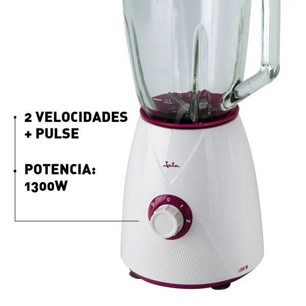 Batidora vaso de cristal BT265