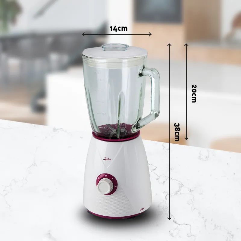 Batidora vaso de cristal BT265