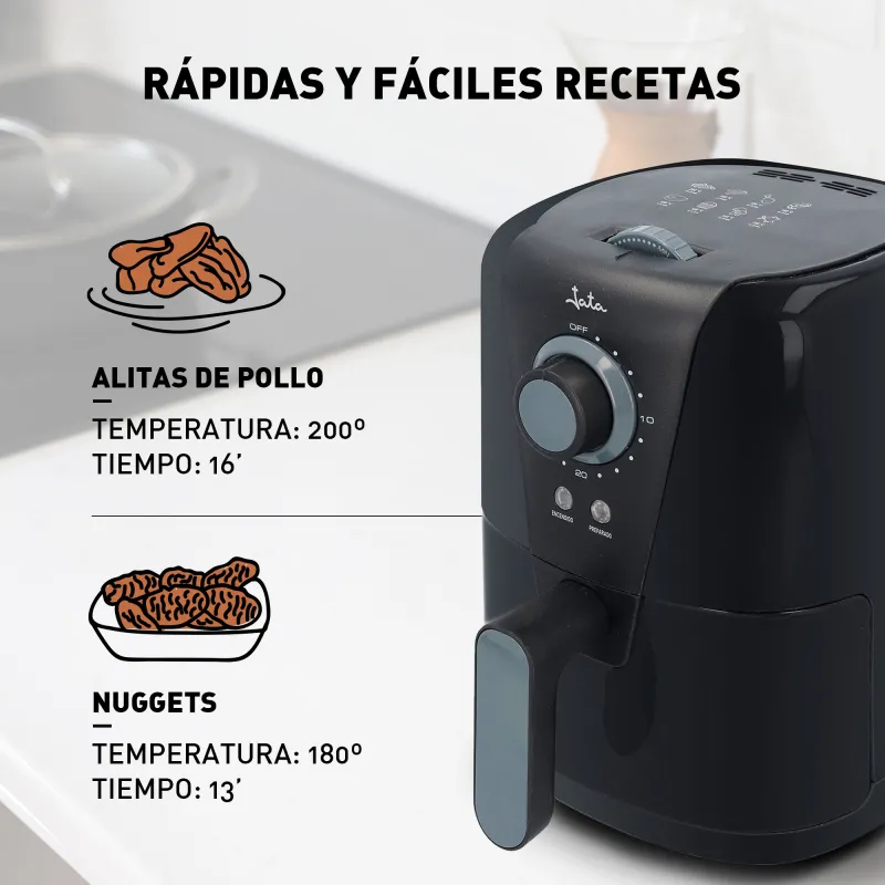 Freidora de Aire Sin Aceite 1,5L JEFR1221