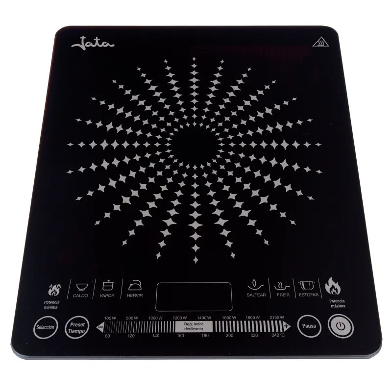 Cocina Eléctrica Inducción de Vidrio Templado...