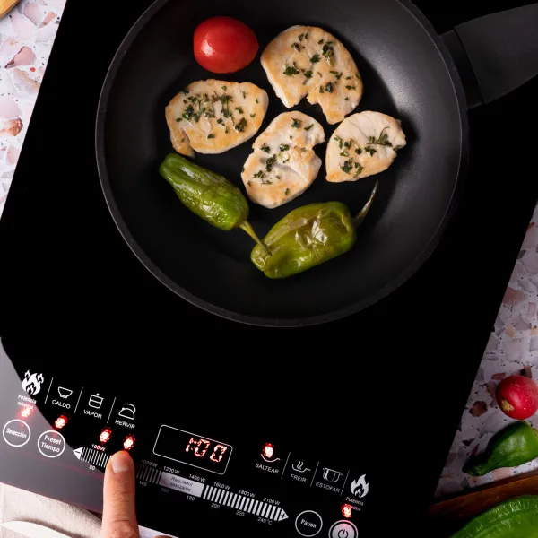 Cocina Eléctrica Inducción de Vidrio Templado VIN145