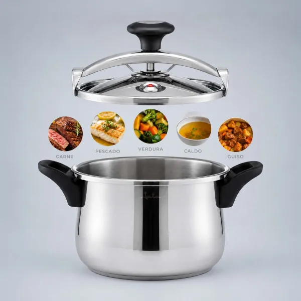 Olla Presión Clásica Exprés 4L / 6L / 8L / 10L - Ref. OPC4 / OPC6 / OPC8 / OPC10 / OPC12
