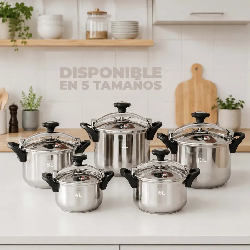 Olla Presión Clásica Exprés 4L / 6L / 8L / 10L...
