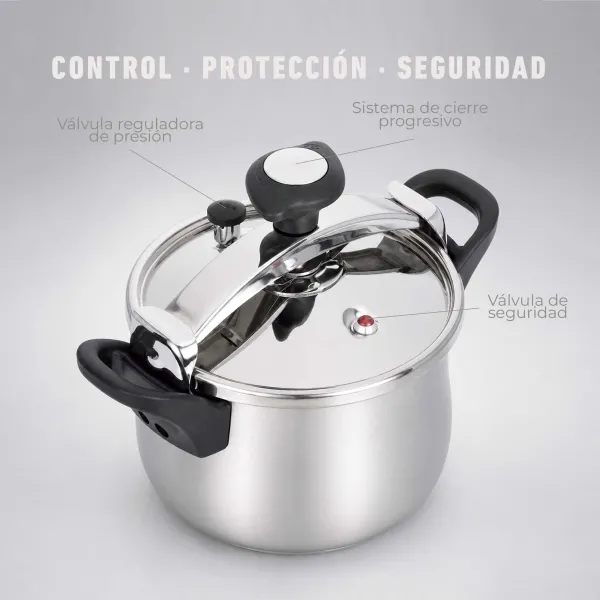 Olla Presión Clásica Exprés 4L / 6L / 8L / 10L - Ref. OPC4 / OPC6 / OPC8 / OPC10 / OPC12