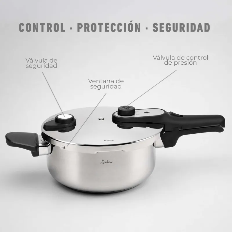 Olla a Presión Rápida 4 L, 6 L, 8 L, 10 L -...