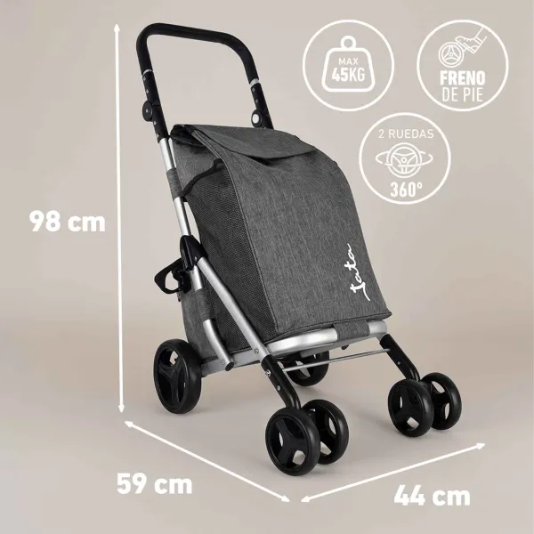 Carro de Compra 4 Ruedas HCAR2501 HCAR2502