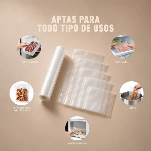 Recambio Envasadora Rollo 22 cm x 6 m R22X6